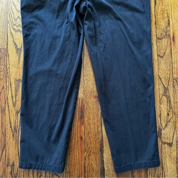 🦋 Talbots Black Relaxed Chinos Classic Style 12P - Picture 11 of 13